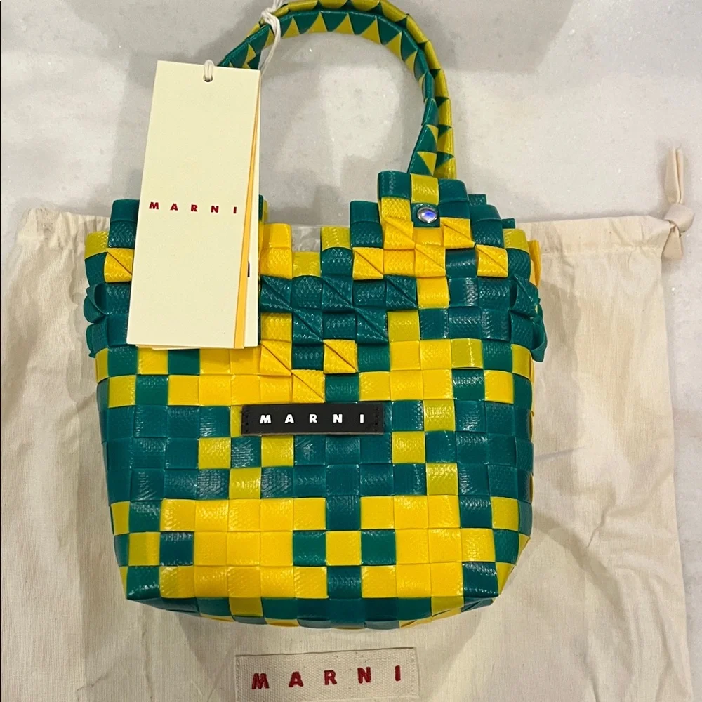 MARNI DIAMOND BASKET PURSE BRAND NEW - Picture 1 of 6
